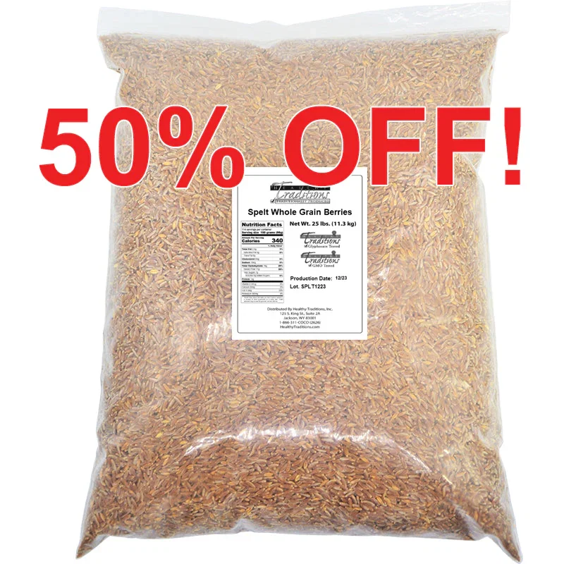 Image of Spelt Wheat Berries - 25 lb. (limit of 2)