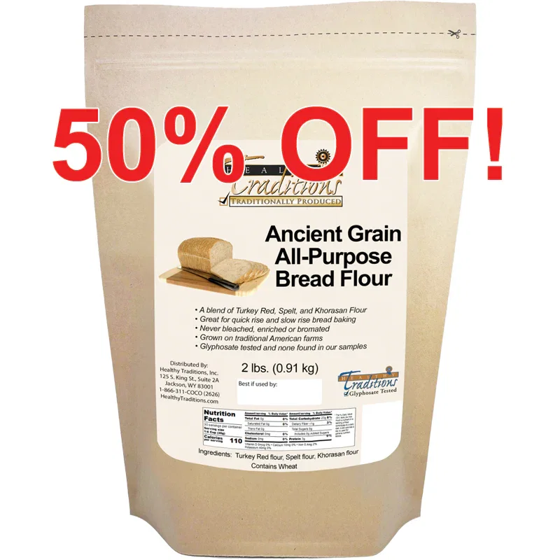 Image of Ancient Grain All-Purpose Bread Flour - 2 lb. Bag