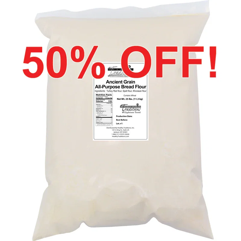 Image of Ancient Grain All-Purpose Bread Flour - 25 lb. Bag