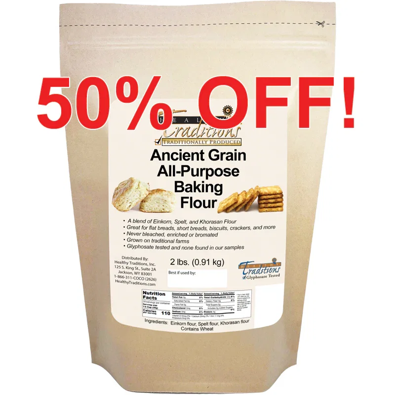 Image of Ancient Grain All-Purpose Baking Flour - 2 lb. Bag