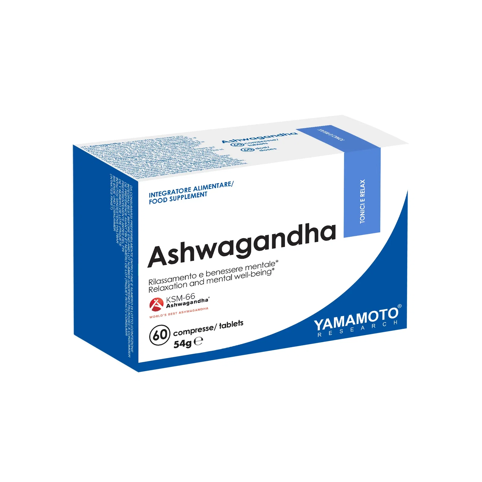 Image of YAMAMOTO<br><b>Ashwagandha KSM-66®<br>60 compresse
