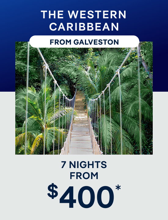 The Western Caribbean – 7 Nights From Galveston – Click to View Cruises & Book Now