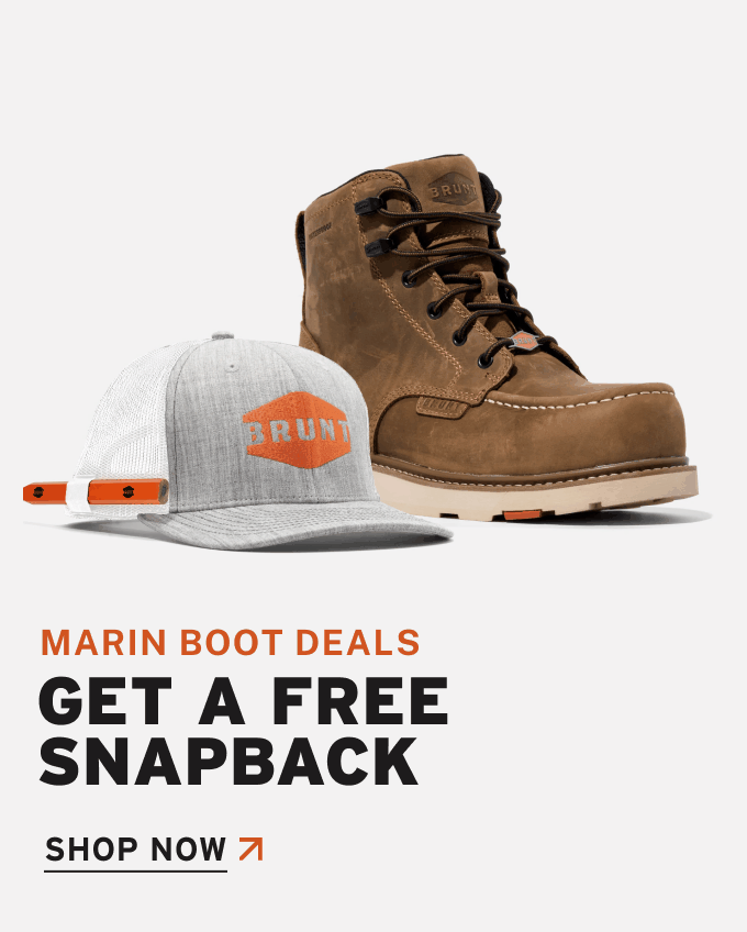 MARIN BOOT DEALS - GET A FREE SNAPBACK