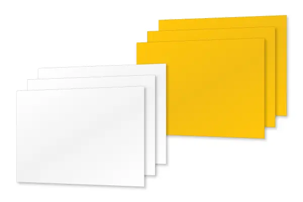 Image of Blank Yard Signs