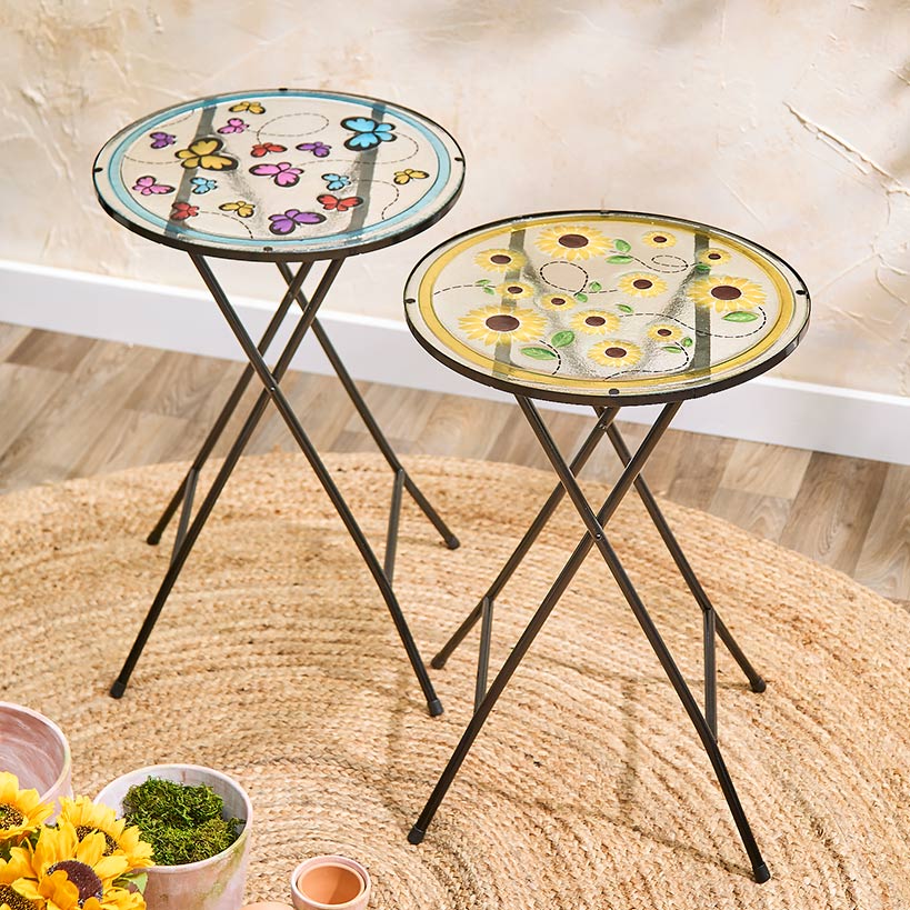 Image of Garden Patio Deck Outdoor Tables