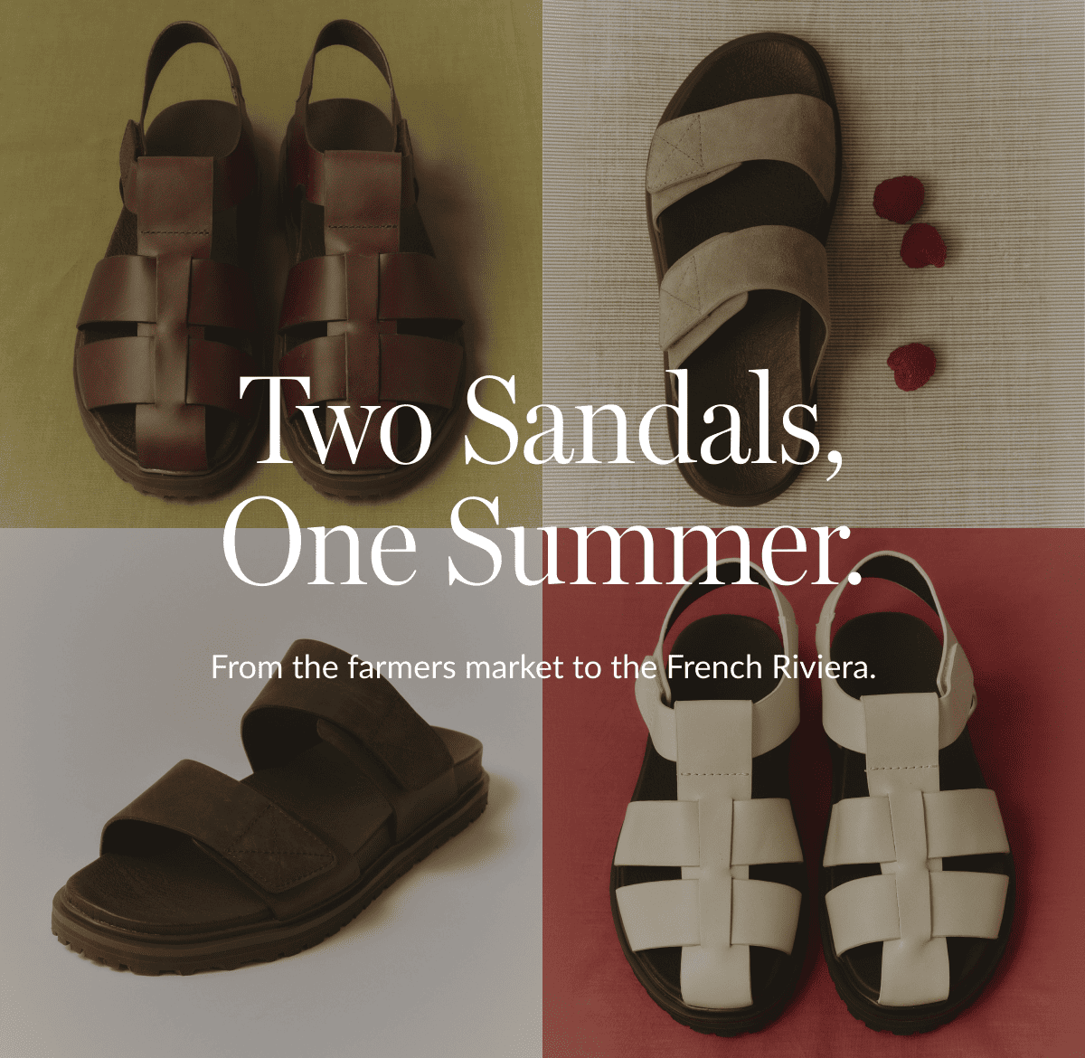 Two Sandals, One Summer.