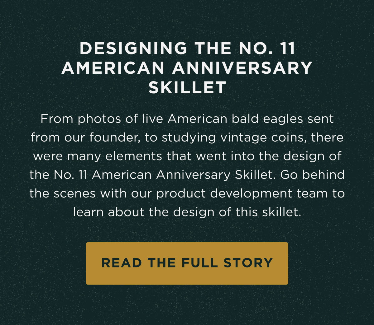 Designing the No. 11 American Anniversary Skillet