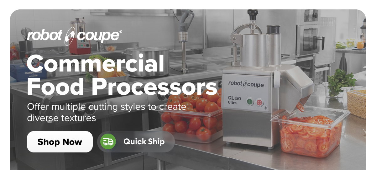 Robot Coupe Quick Ship Commercial Food Processors