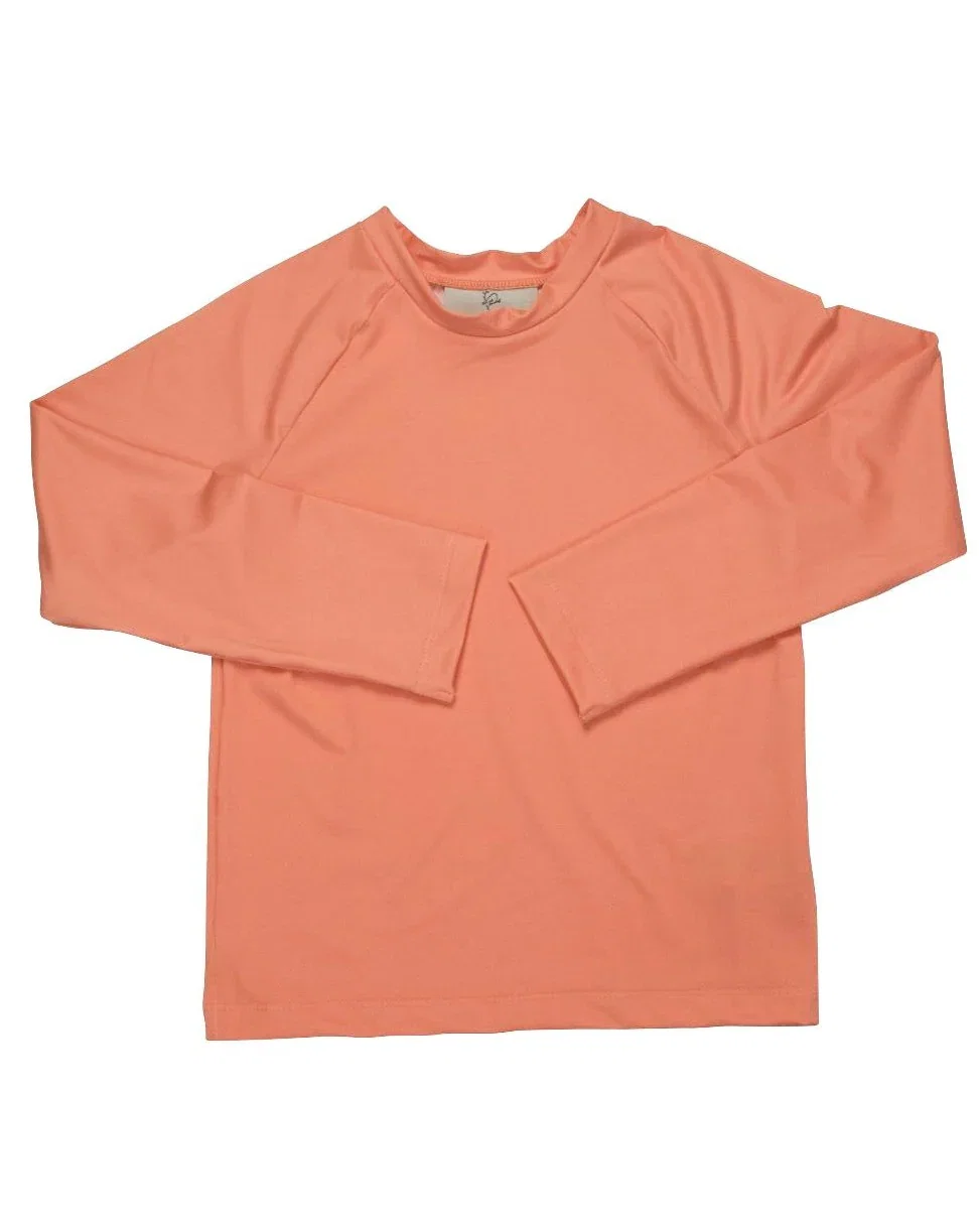 Image of Rash Guard Long Sleeve in Orange Delight- FINAL SALE