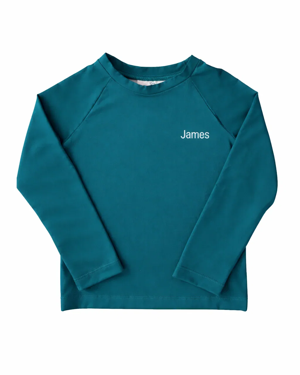 Image of Rash Guard Long Sleeve in Deep Teal