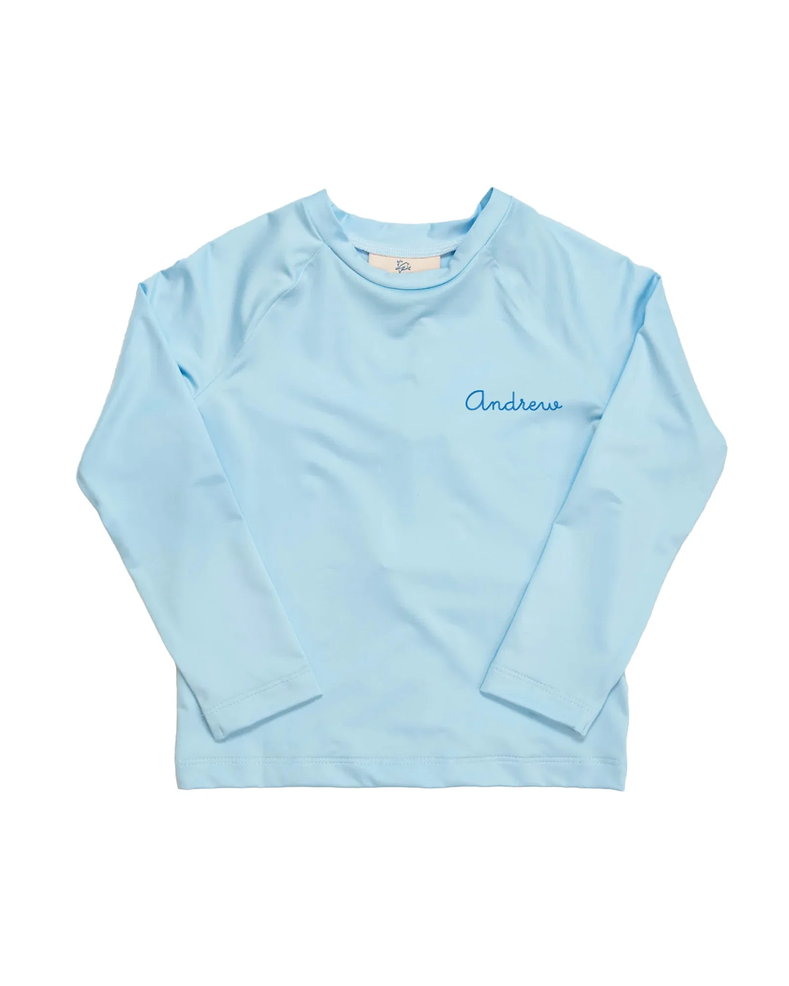 Image of Rash Guard Long Sleeve in Coastal Blue