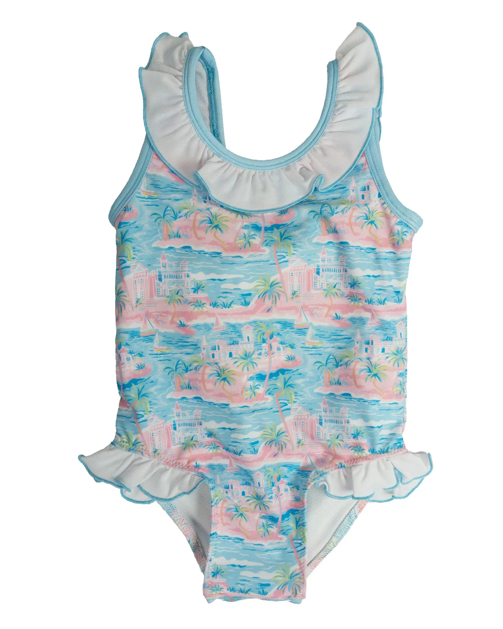 Image of Pink Palm Palace One Piece