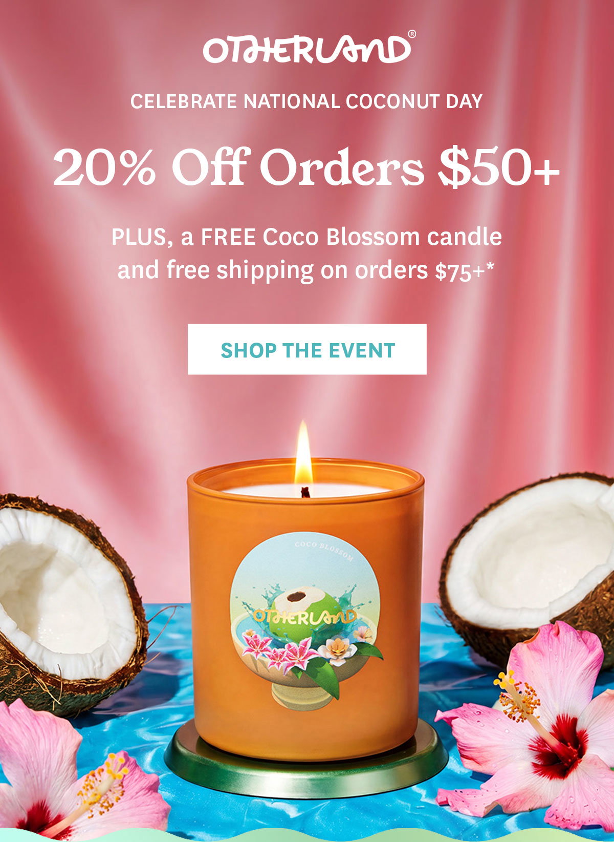 20% off Orders $50+ and Free Gift with Orders $75+