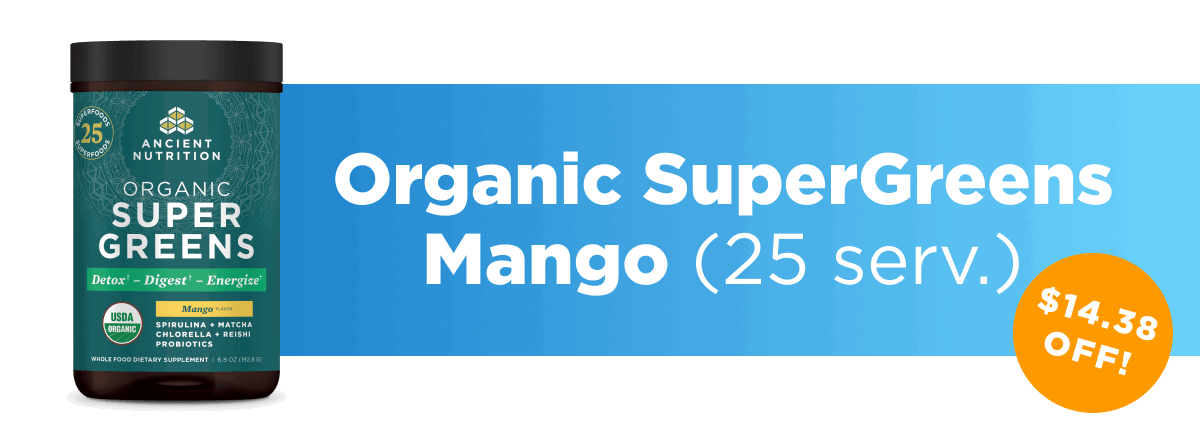 Organic SuperGreens Mango