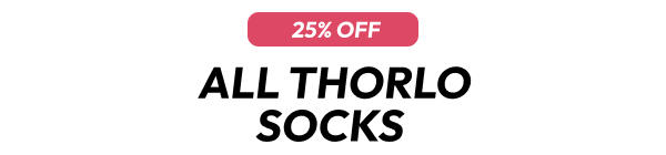 25 % OFF ALL THORLO SOCKS
