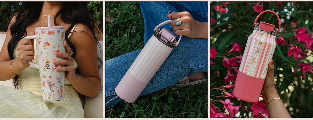 Images of Wildflower Collection Launches: 3 New Floral + Stripe Prints