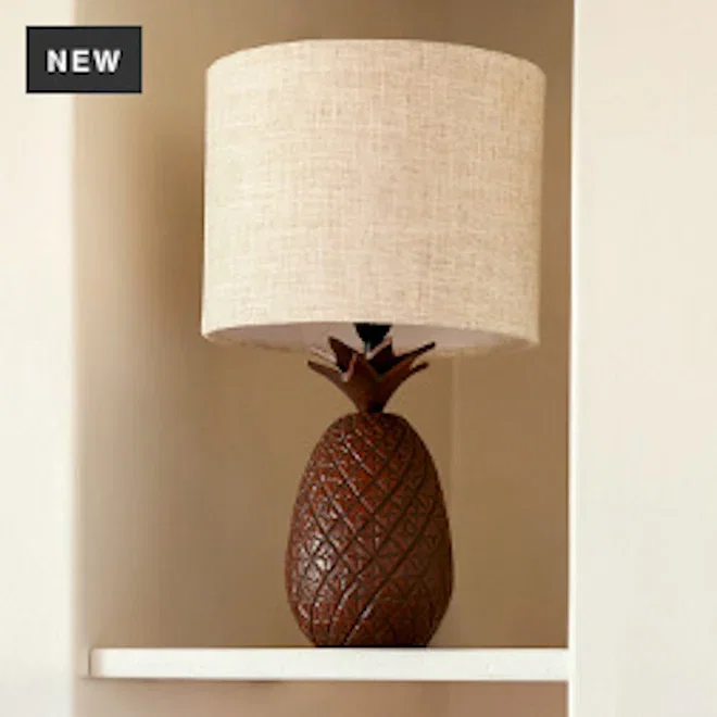 Humble & Mash Small Antigua Pineapple Table Lamp