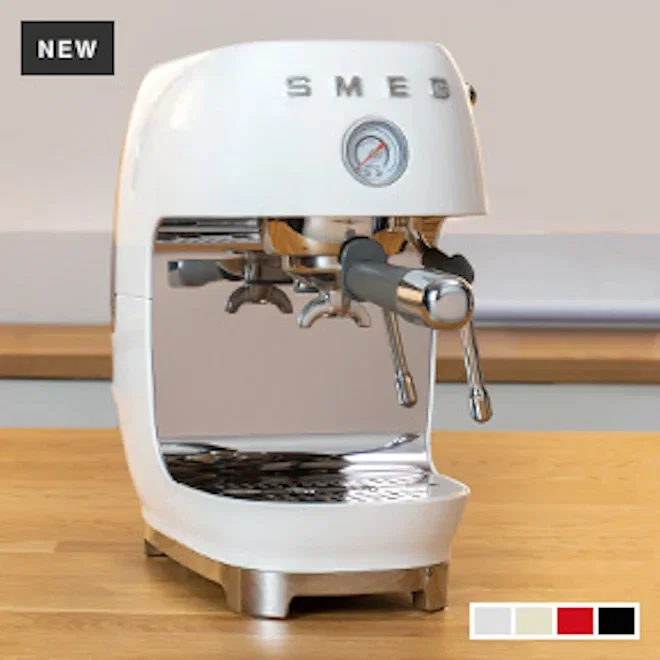 Smeg Manual Espresso Coffee Machine with Cold Brew