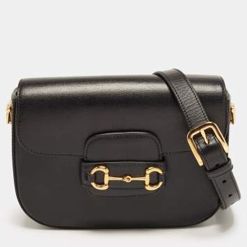 Horsebit 1955 Small Black Leat