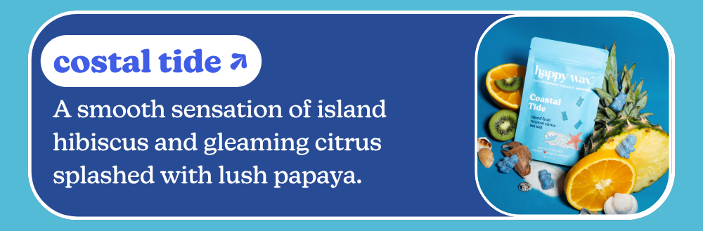 costal tide: A smooth sensation of island hibiscus and gleaming citrus splashed with lush papaya.