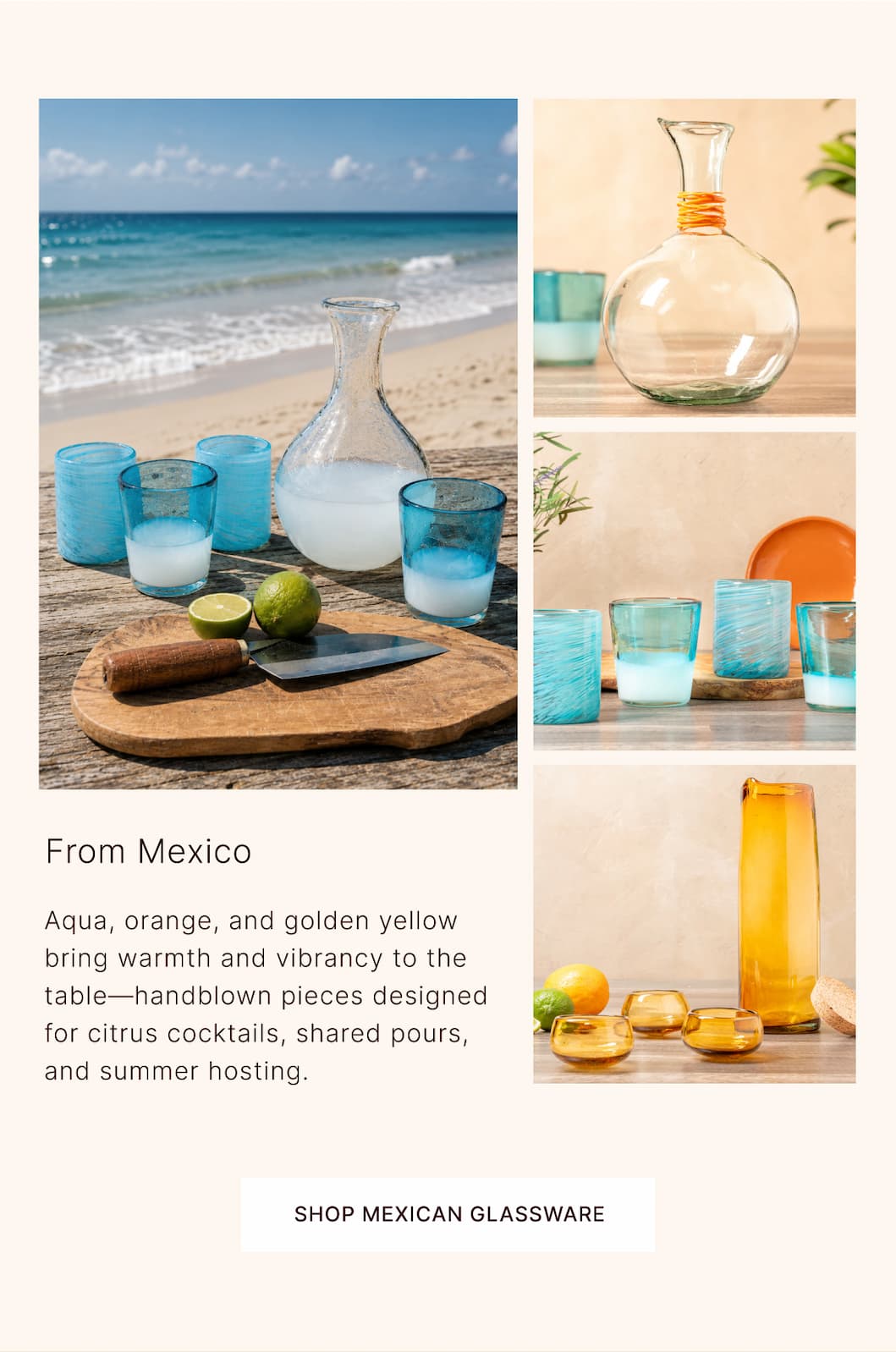 Shop Verve Culture Mexican Glassware