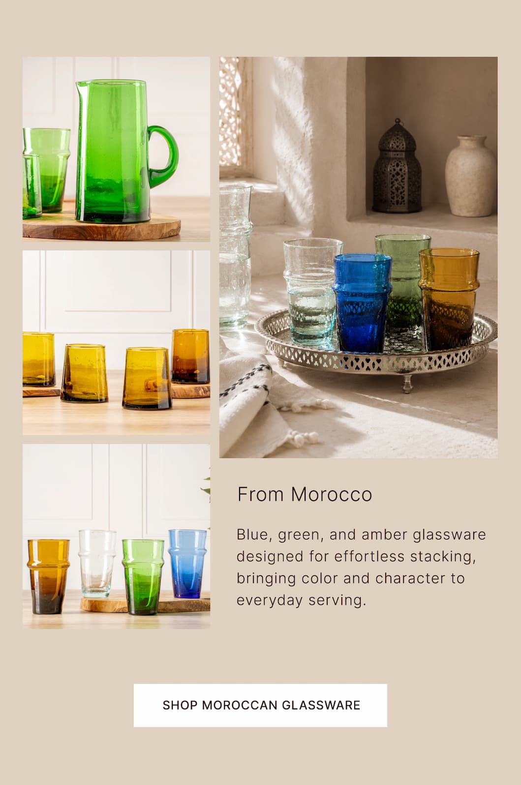 Shop Verve Culture Moroccan Glassware