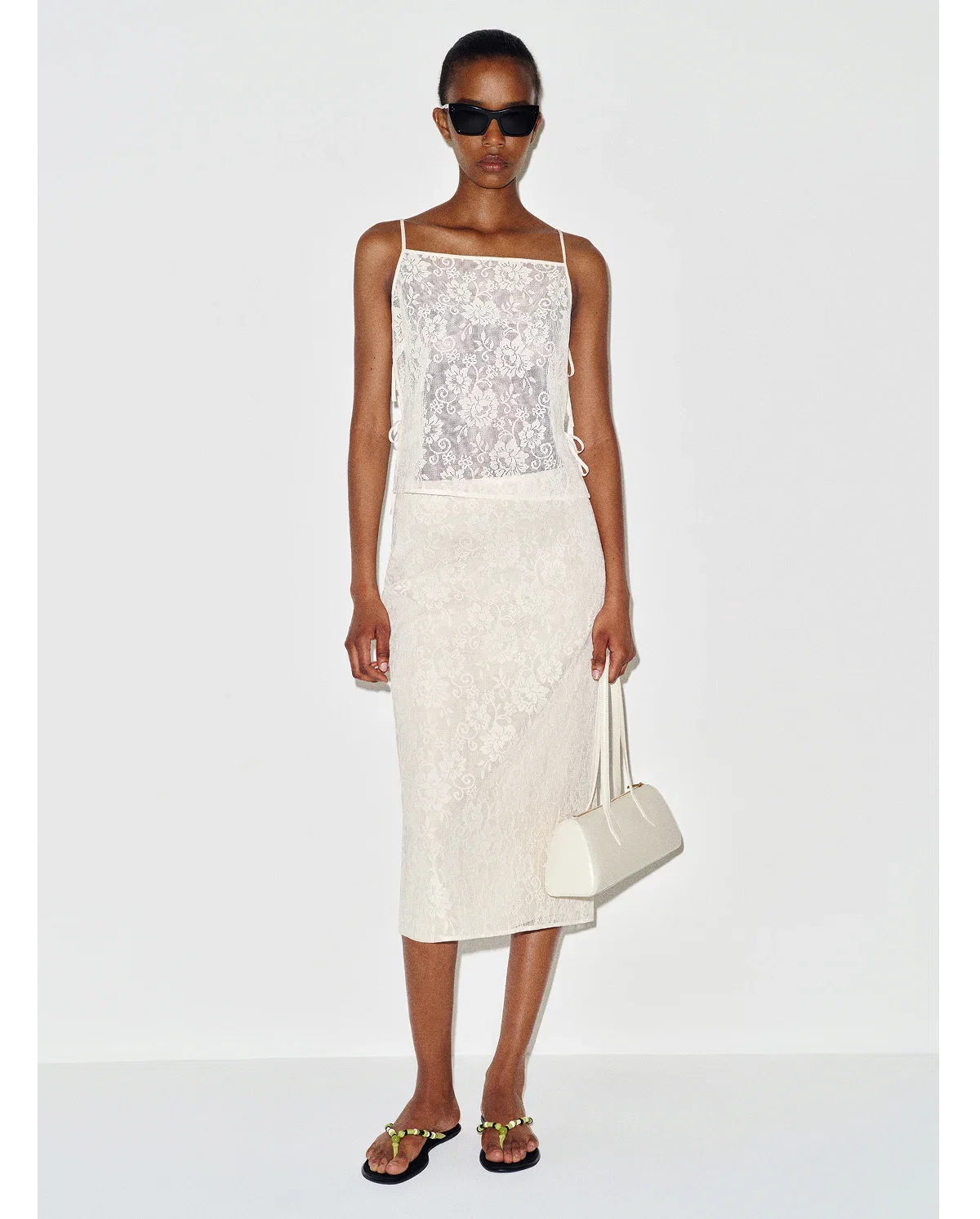 Helen Low Waist Midi Skirt