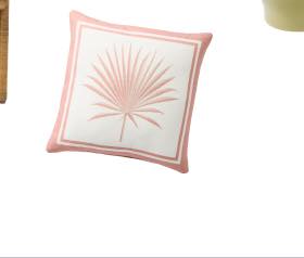 Island Palm Outdoor Pillow