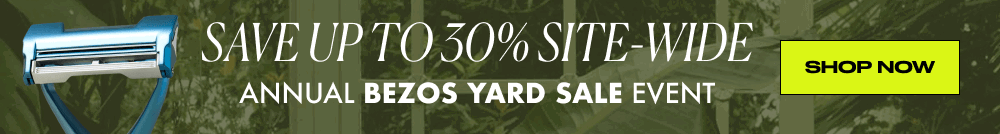 Save up to 30% site-wide during the annual bezos yard sale event