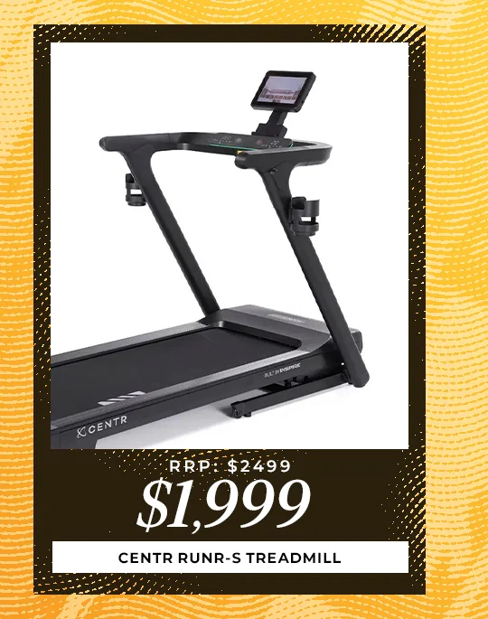 Centr Runr-S Treadmill - $1999 (RRP: $2499)