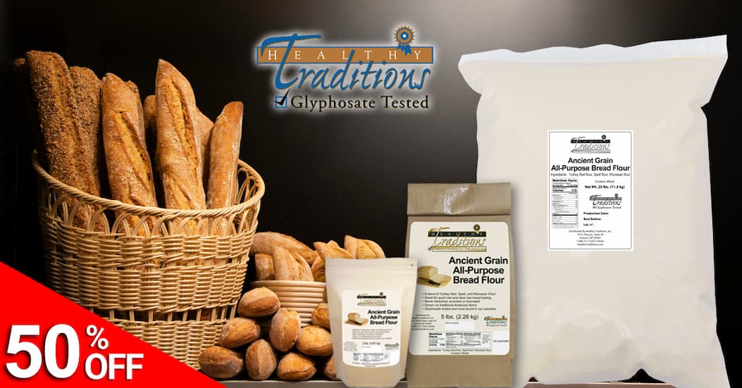 50% OFF All-Purpose Bread Flour