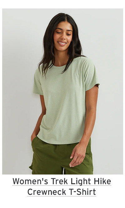 Women's Trek Light Hike Short-Sleeve Crewneck T-Shirt