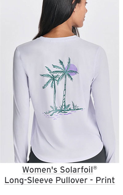 Women's Solarfoil® Long-Sleeve Pullover - Print