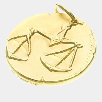 Zodiac Libra 18K Yellow Gold P