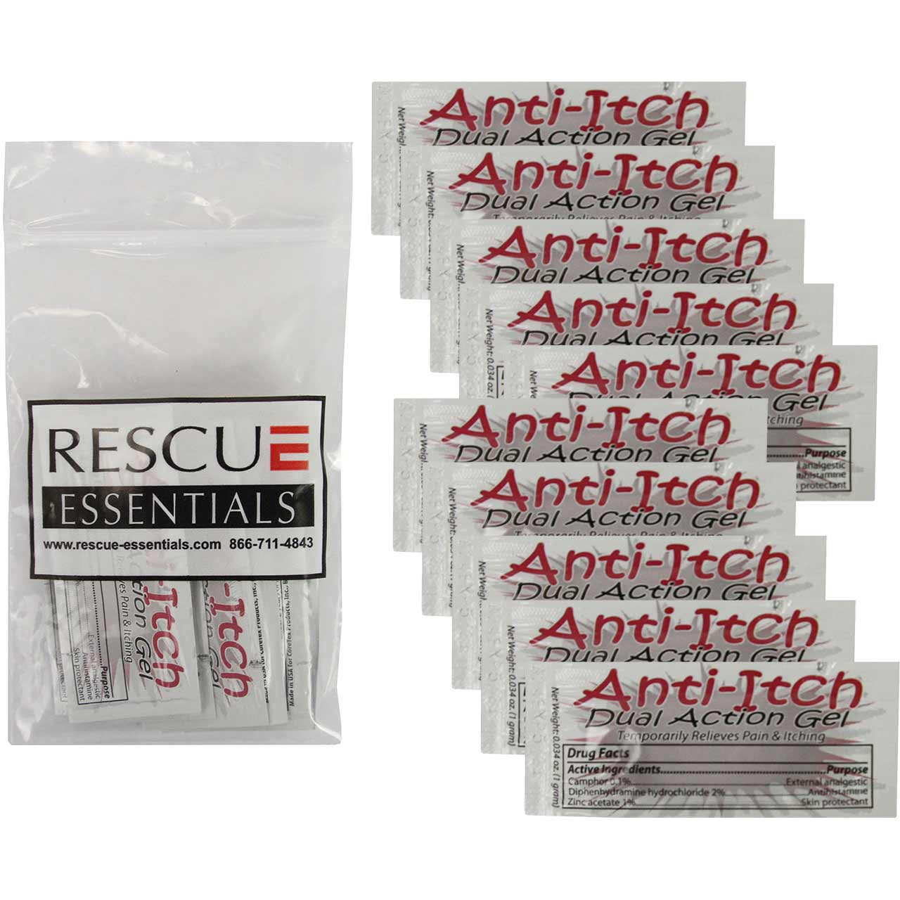 Image of Anti-Itch Gel Unit Dose, 10 pack