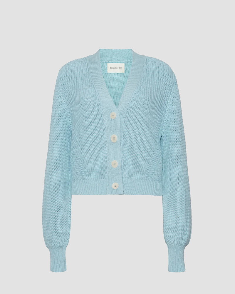 skye blue cardigan