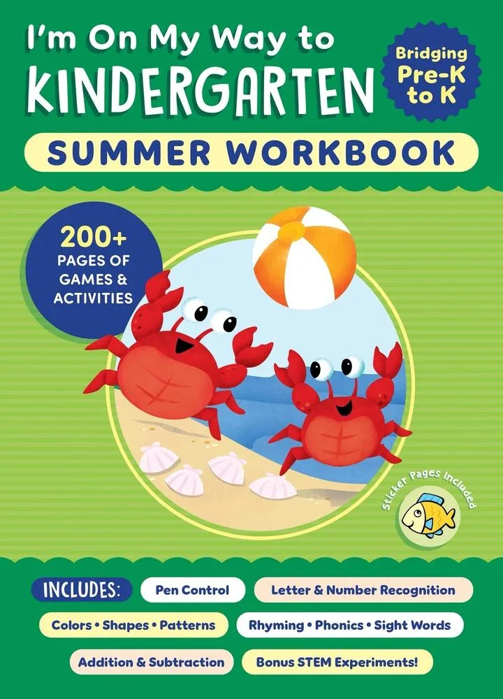 I'm On My Way to Kindergarten Summer Workbook cover