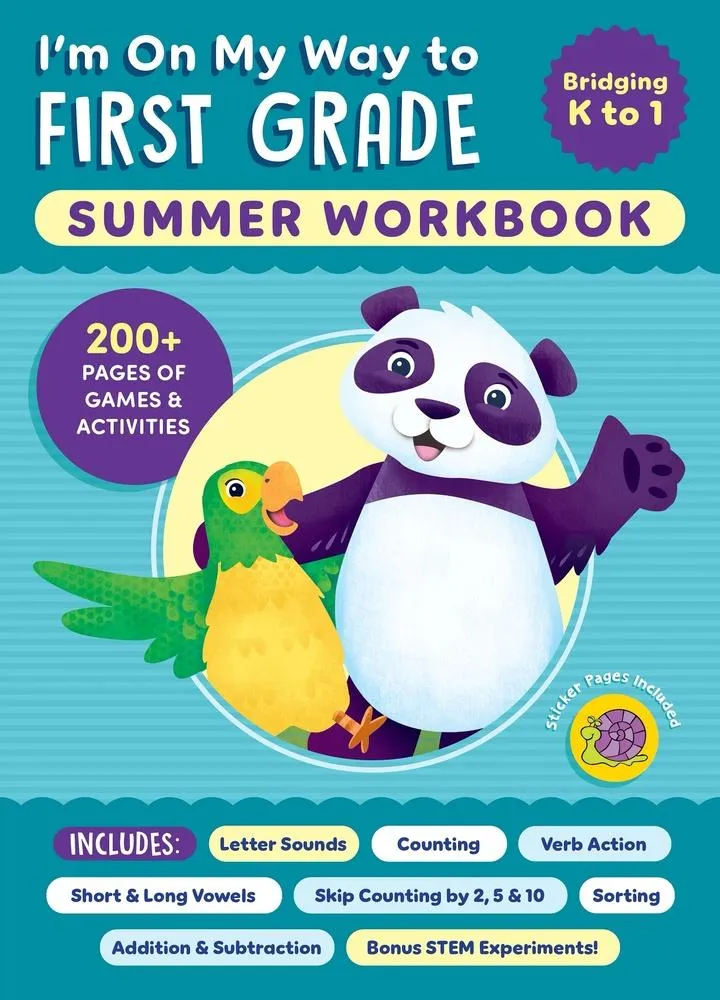 I'm On My Way to First Grade Summer Workbook cover
