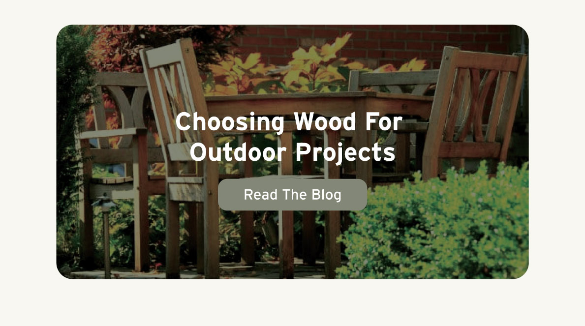 Choosing Wood For Outdoor Projects