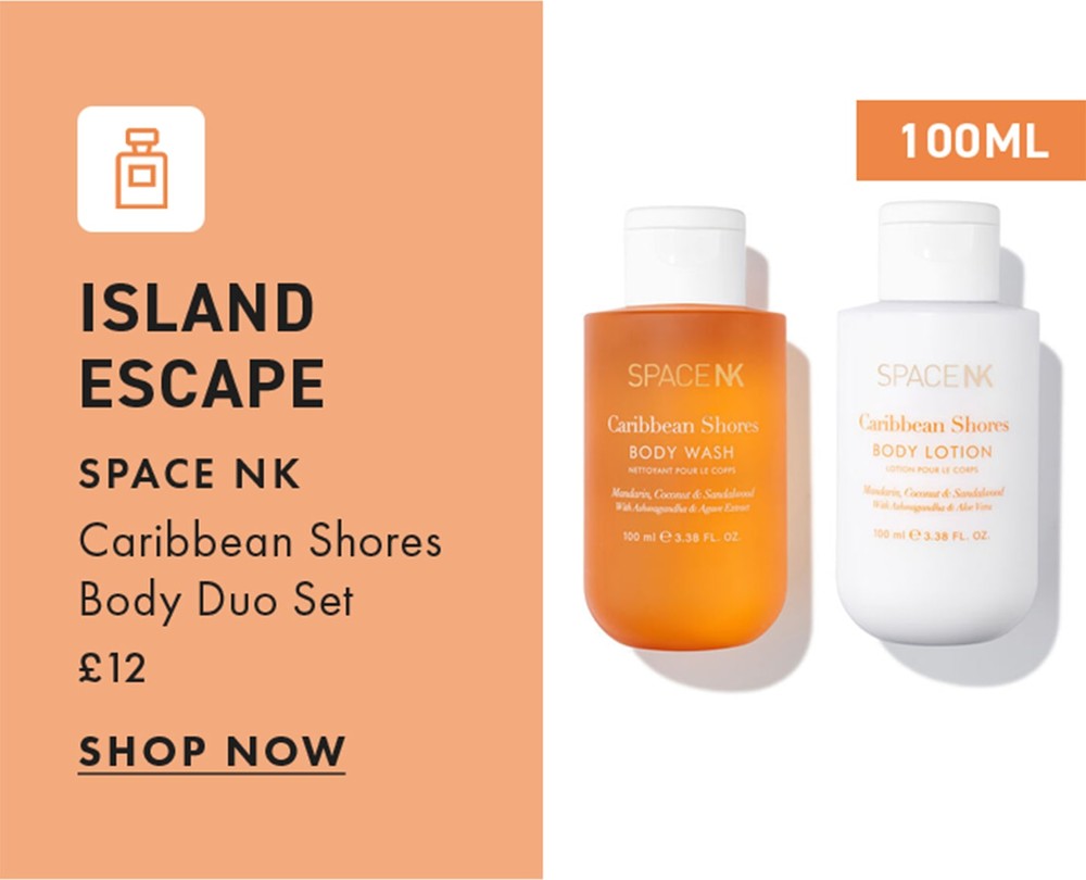 Island Escape space nk
Caribbean Shores Body Duo Set
£12
shop now