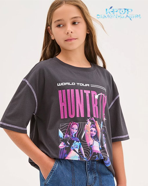 KPop Demon Hunters Huntrix World Tour t-shirt