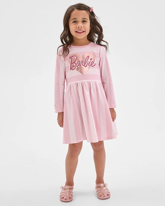 Girls 1-8 Barbie Australian Cotton jersey dress