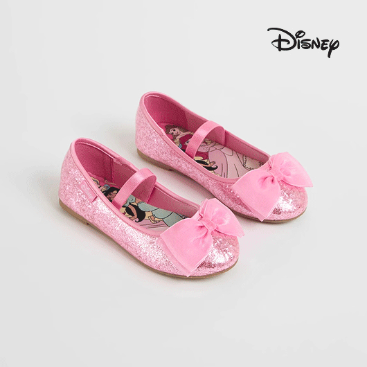 Disney Glitter Ballet Flats