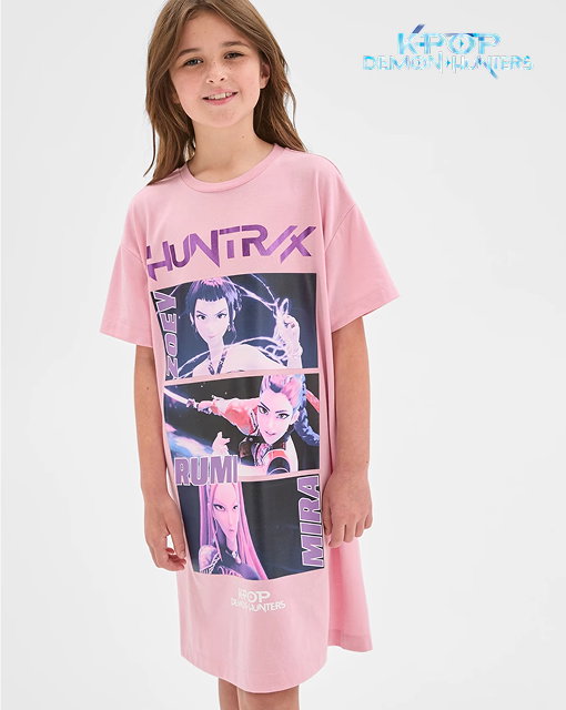 Girls 7-16 KPop Demon Hunters nightie