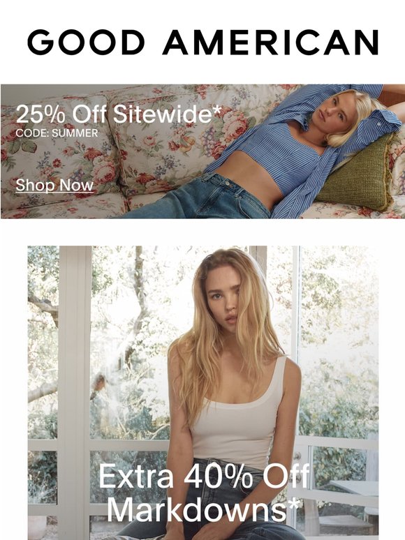 EXTRA 40% OFF MARKDOWNS