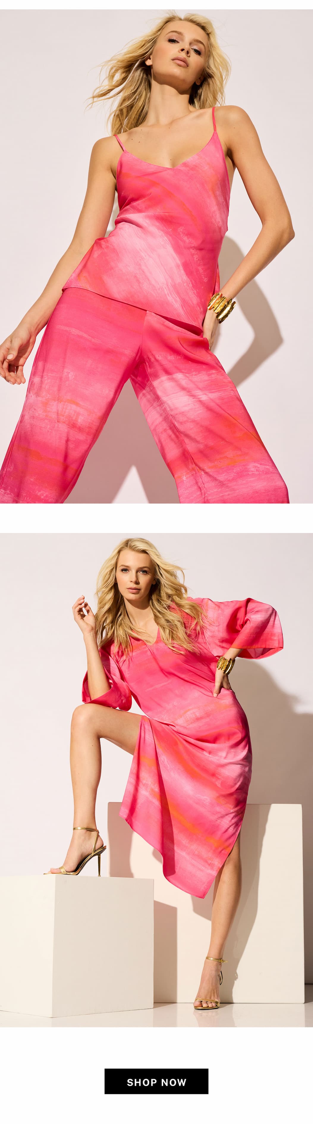Colorful and bright, blending vibrant pinks with a modern matte finish.