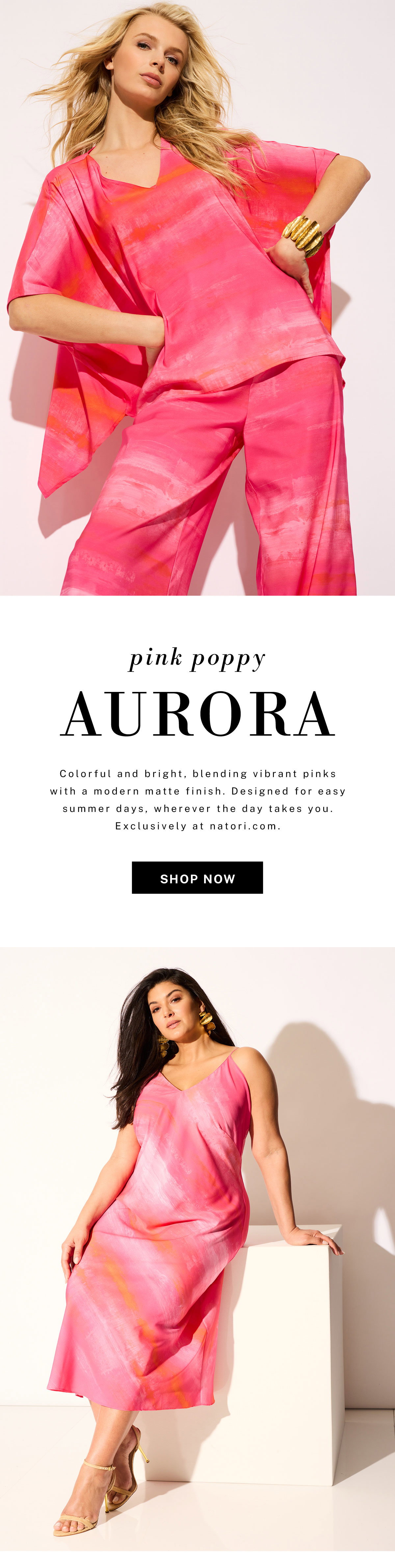 Colorful and bright, blending vibrant pinks with a modern matte finish.