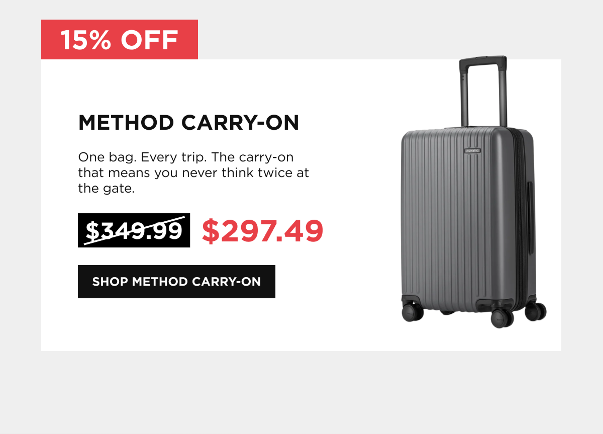 Method Carry-On  [SHOP Method Carry-On]