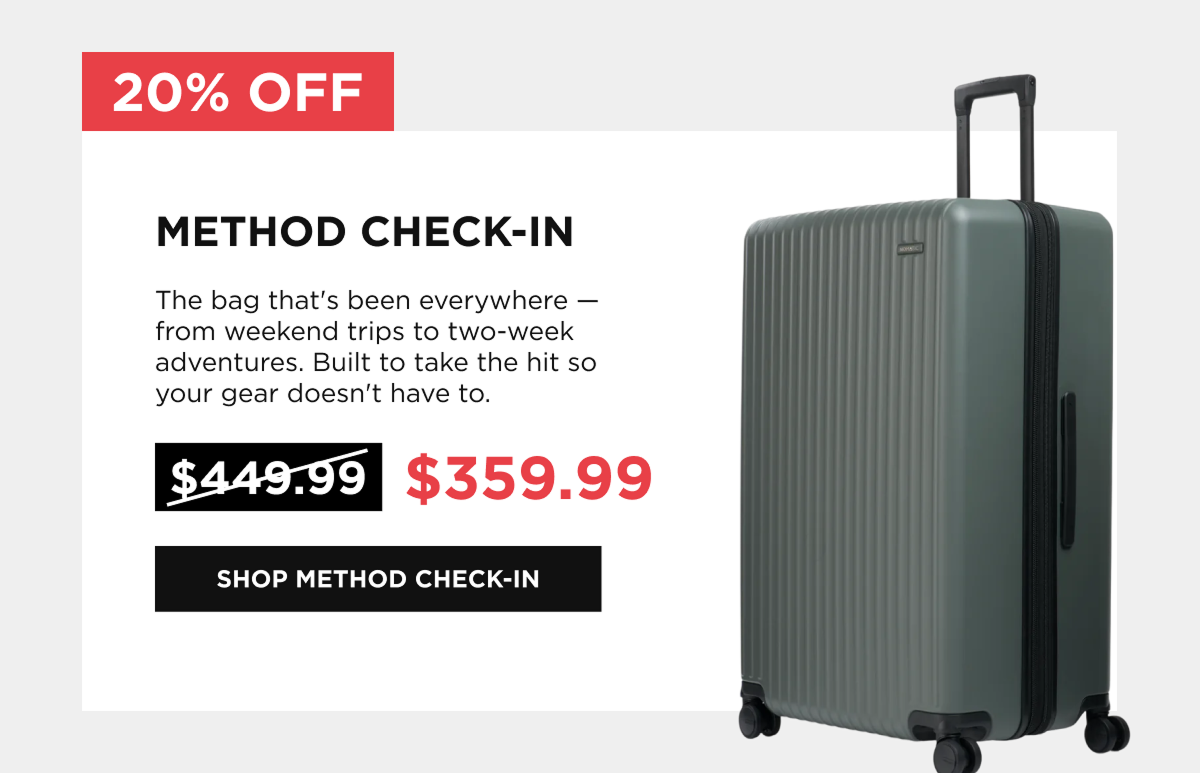 Method Check-In  [SHOP METHOD CHECK-IN]