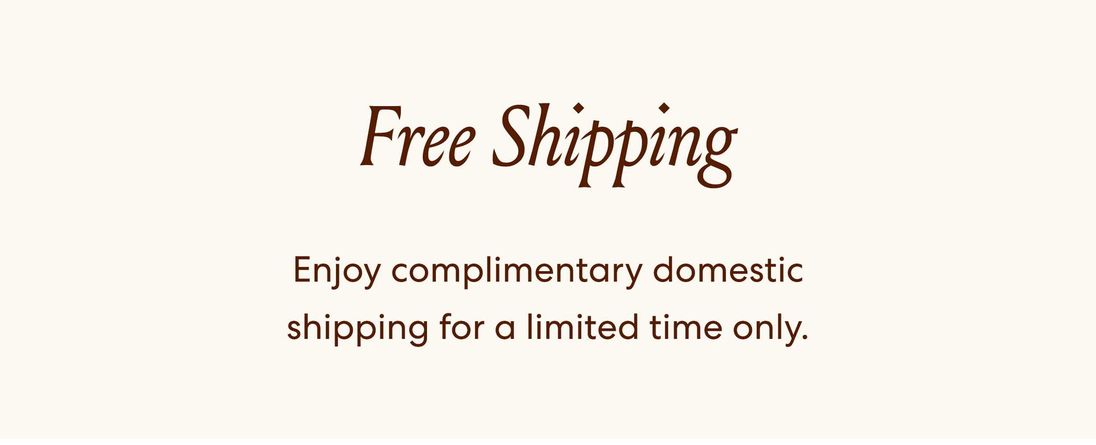 Free Shipping